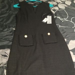 Karl Lagerfeld Sleevless Tweed Dress